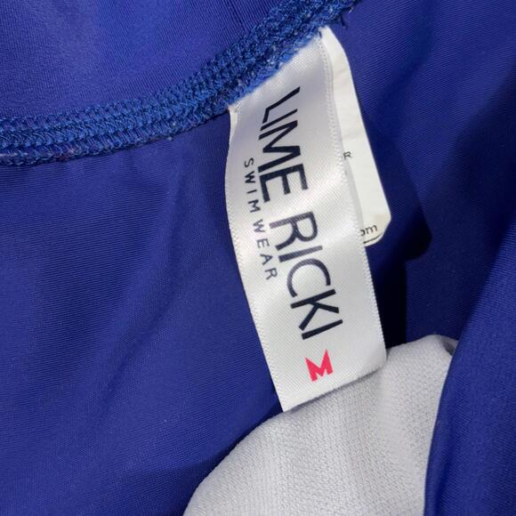 Lime Ricki Medium Floral One-Shoulder Swimsuit Set - Picture 9 of 9